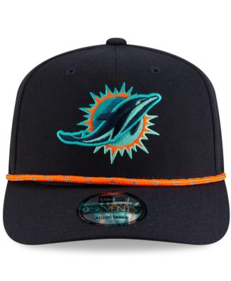 Men's Navy Miami Dolphins 2025 NFL Rivalries Sideline 9SEVENTY Adjustable Hat