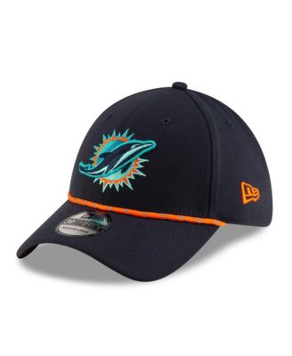 Men's Navy Miami Dolphins 2025 NFL Rivalries Sideline 39THIRTY Flex Hat