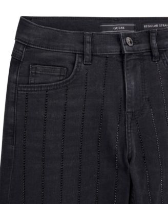 Girls' 7-16 90s Fit Rhinestones Jeans