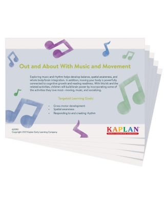 Kaplan Early Learning Out and About With Music & Movement Kit