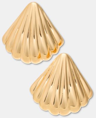 Textured Shell Drop Earrings, Macy's Exclusive