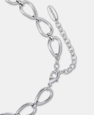 Large Link Collar Necklace, 18" + 3" extender, Macy's Exclusive