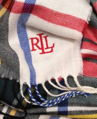 Exploded Plaid Pattern Scarf