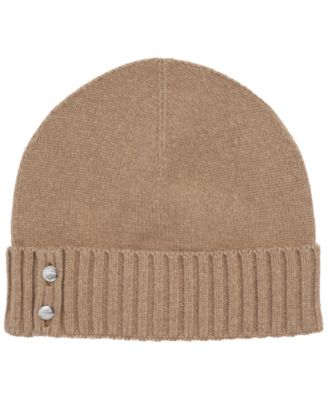 Crest Knit Beanie Hat