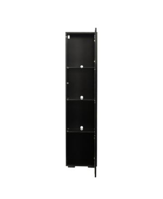Side Cabinet With Aluminum Strip Lamp
