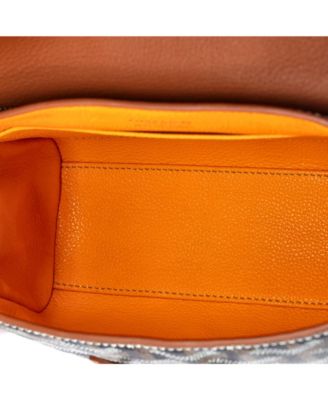 Mini Saigon Top Handle Bag Coated Canvas with Leather