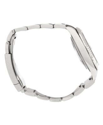 Oyster Perpetual Datejust Automatic Watch in Stainless Steel and White Gold 41mm