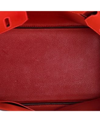 Birkin 30 Handbag Red Epsom with Gold Hardware