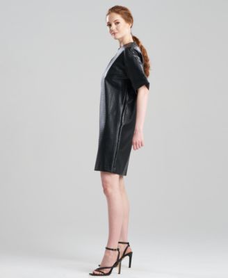 Women's Faux Croc Leather Dress