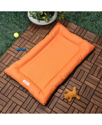 Archie Traditional Oxford Waterproof Indoor/Outdoor Hand-Washable Memory Foam Camping Pet Bed