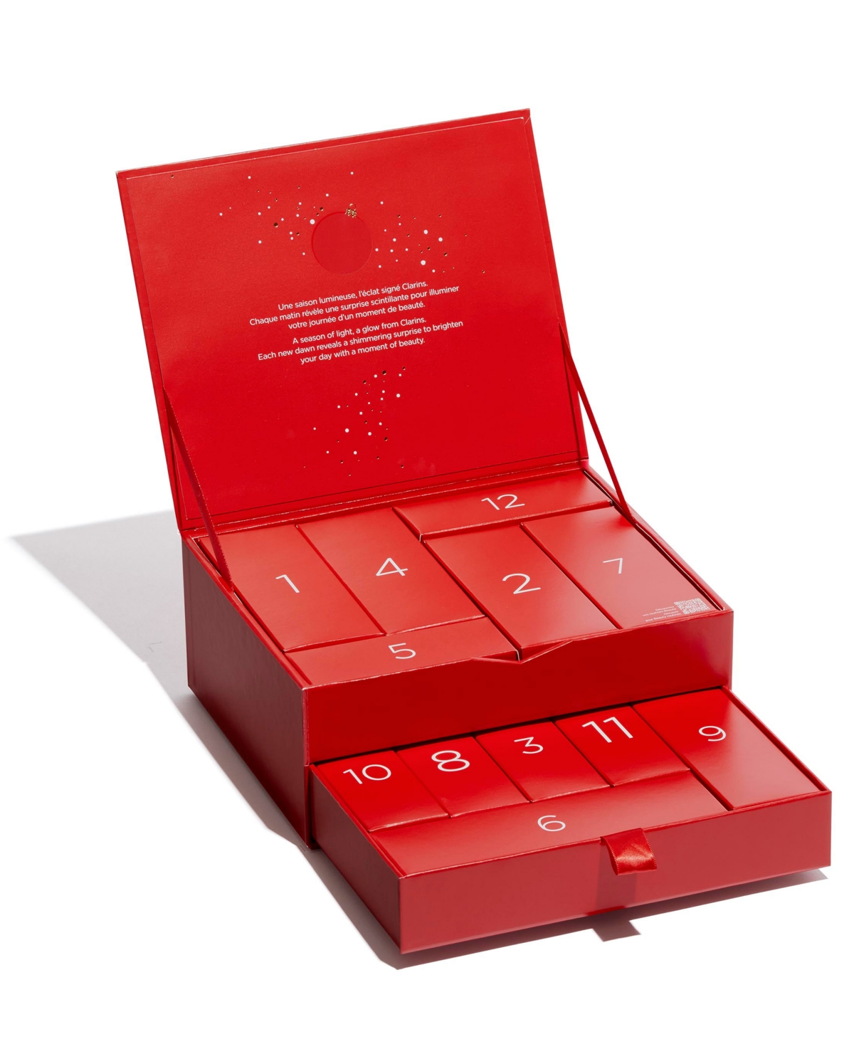 Clarins 12-day Advent Calendar Skincare Set In Transparent