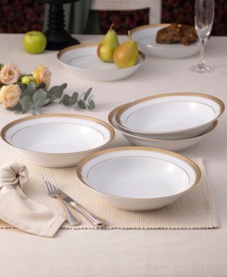 Crestwood Gold 4-Pc. Dinner Bowl Set, Service For 4