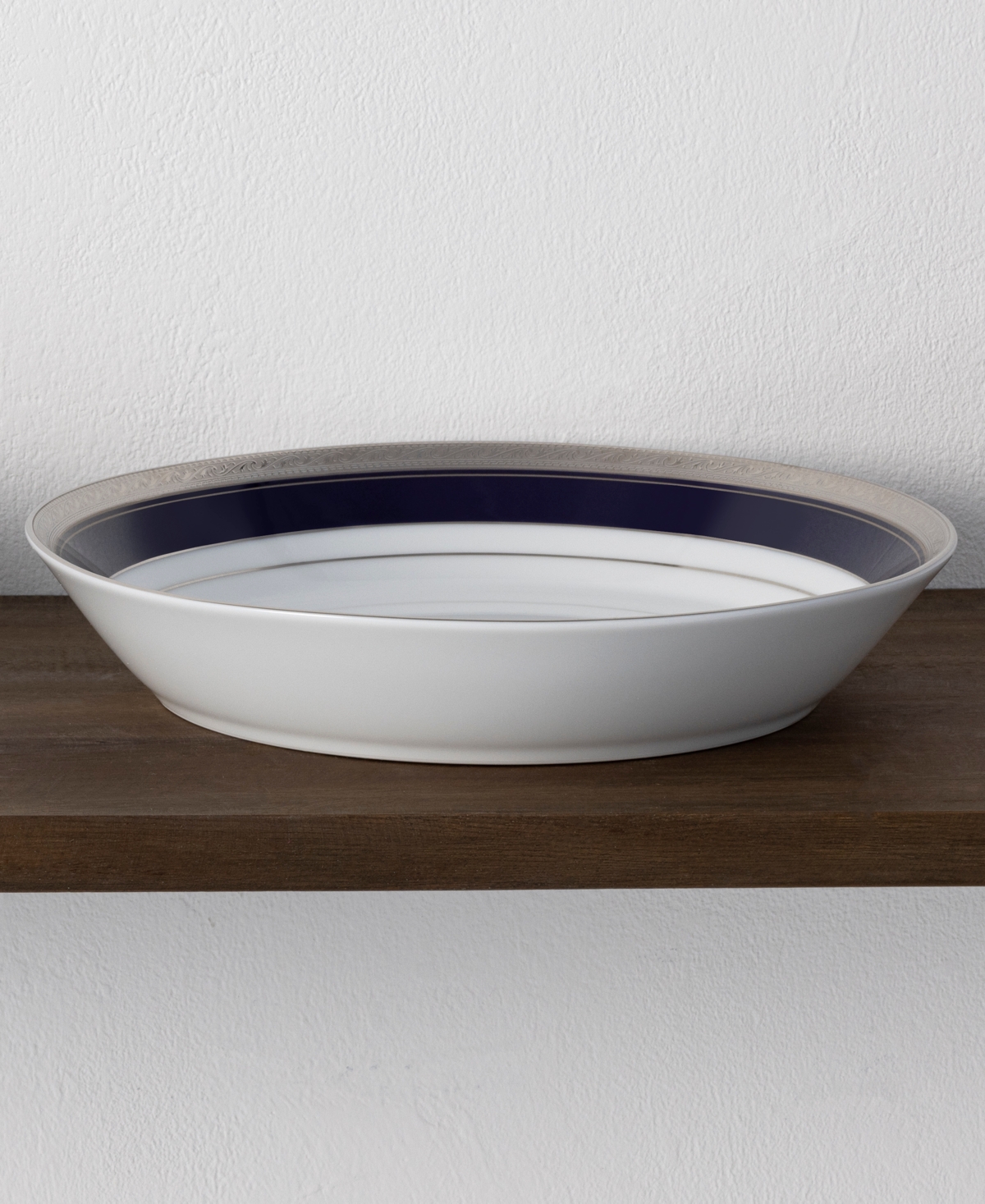 Noritake Crestwood Cobalt Platinum 4-Pc. Coupe Dinner Bowl Set, Service for 4