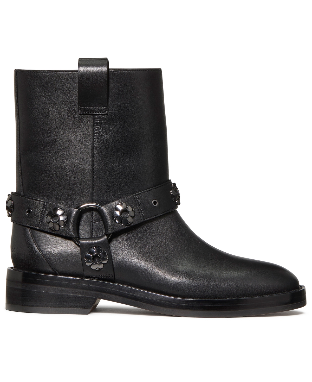 Kate Spade Women's Spade Flower Garden Suede Moto Boots In Black