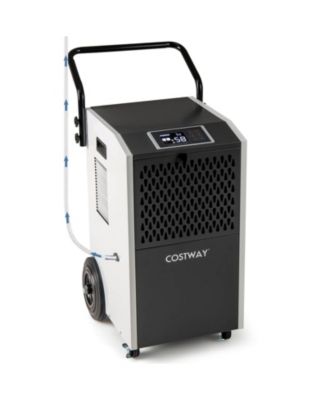 154 Pints Commercial Dehumidifier With Pump Drain Hoses For Basements Job Sites