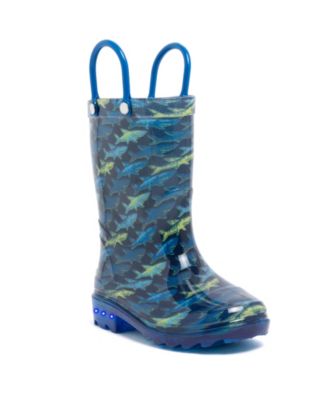 Toddler Boys' 5T-10T Sven Printed Light-Up Rain Boots