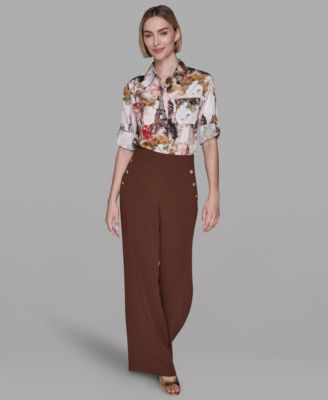 Women's Paris Print Top