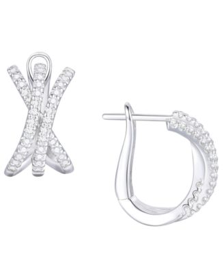 Diamond Earrings (1/2 ct. t.w.) in Sterling Silver