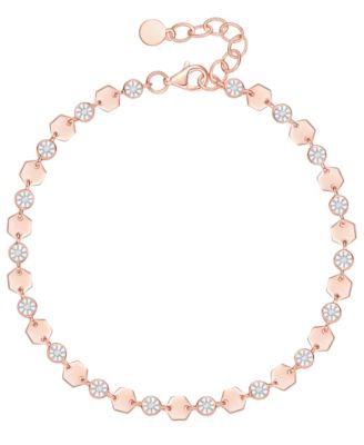 Diamond Luna Bracelet (1/10 ct. t.w.) in Sterling Silver (also in 14K Gold Over Sterling Silver & 14K Rose Gold Over Sterling Silver)