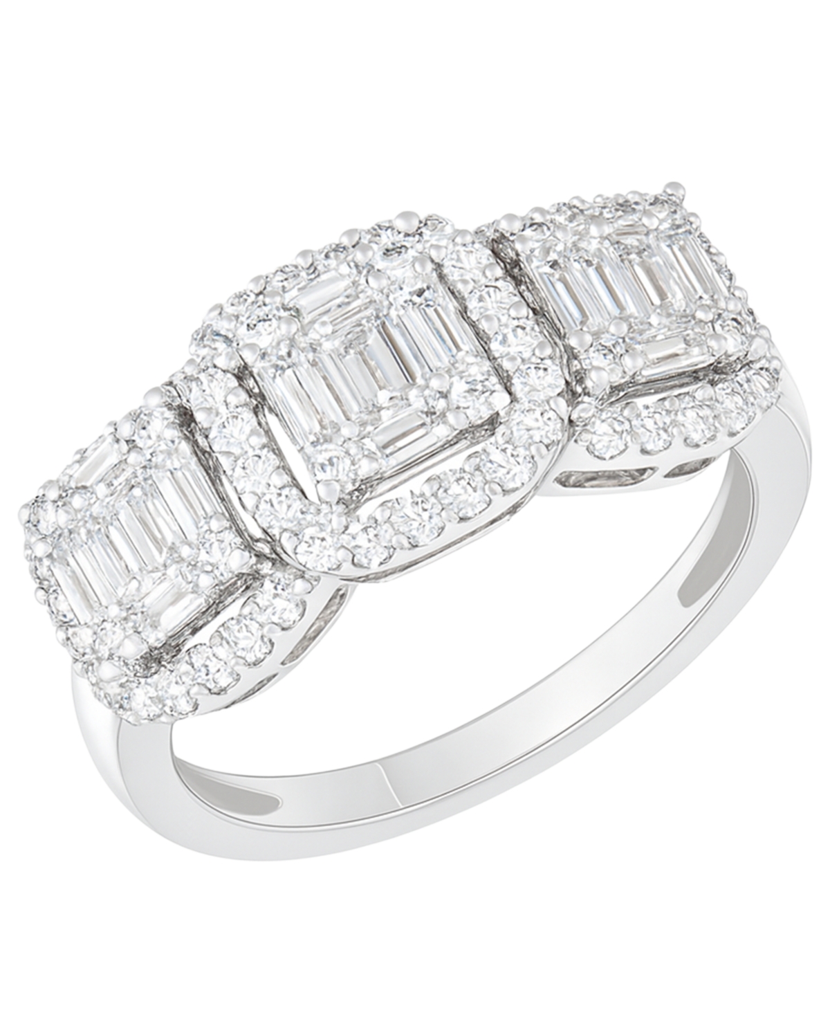 Macy's Diamond Ring (1 Ct. T.w.) In 14k White Gold In Gold
