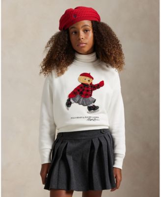 Polo Ralph Lauren - Girls 7-16 Polo Bear Boxy Sweatshirt