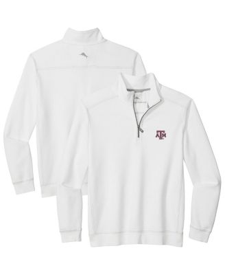 Tommy Bahama - Men's White Texas A&M Aggies Montego Bay Half-Zip Jacket