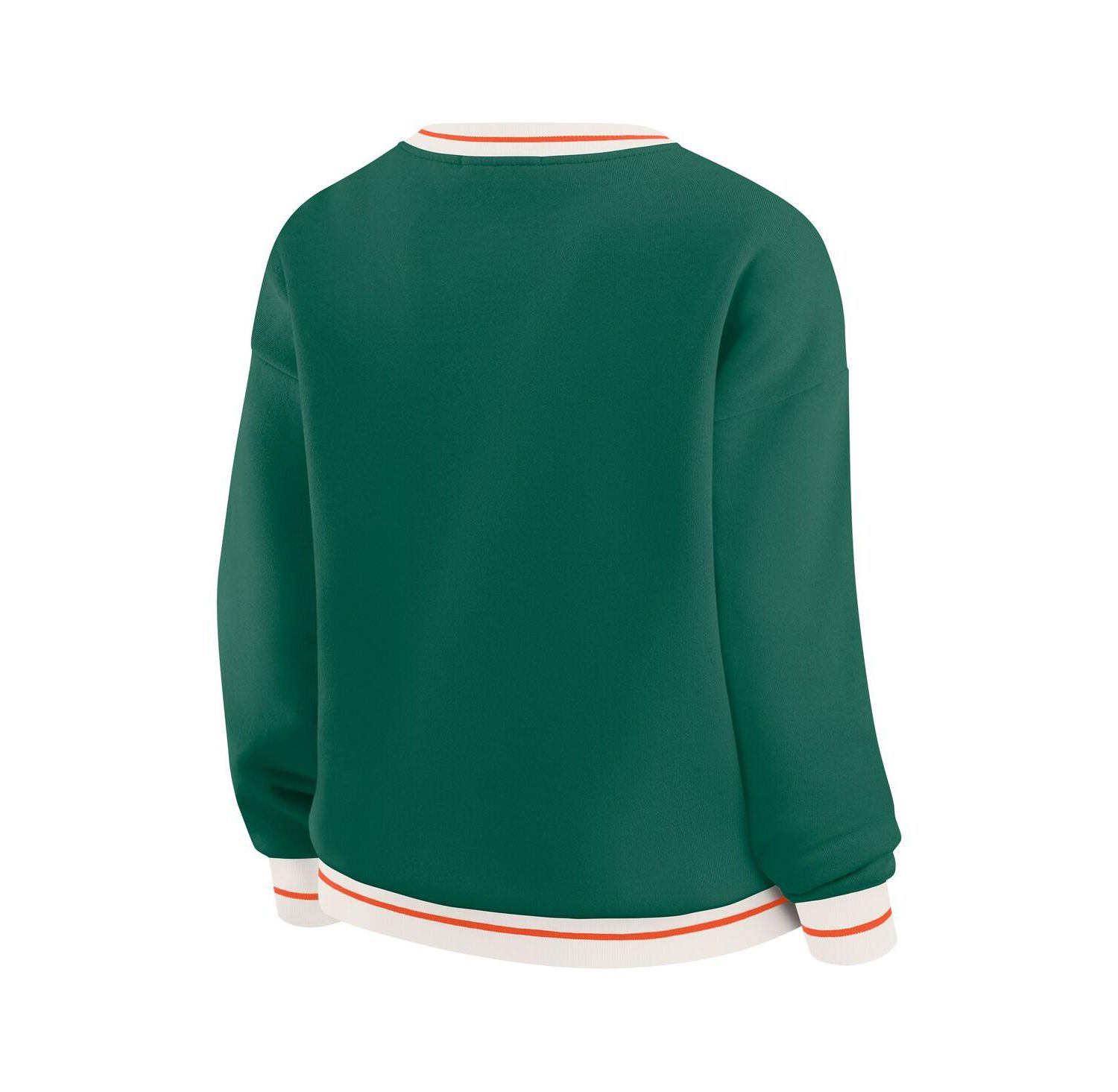 Women's Green Miami Hurricanes Seal Sweatshirt