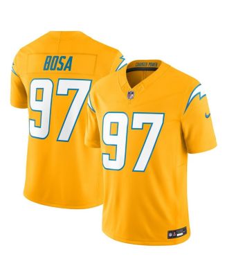Nike - Men's Joey Bosa Gold Los Angeles Chargers Alternate Charger Power Vapor F.U.S.E. Limited Jersey