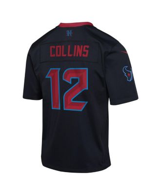 Big Boys and Girls Nico Collins Navy Houston Texans Alternate Game Jersey