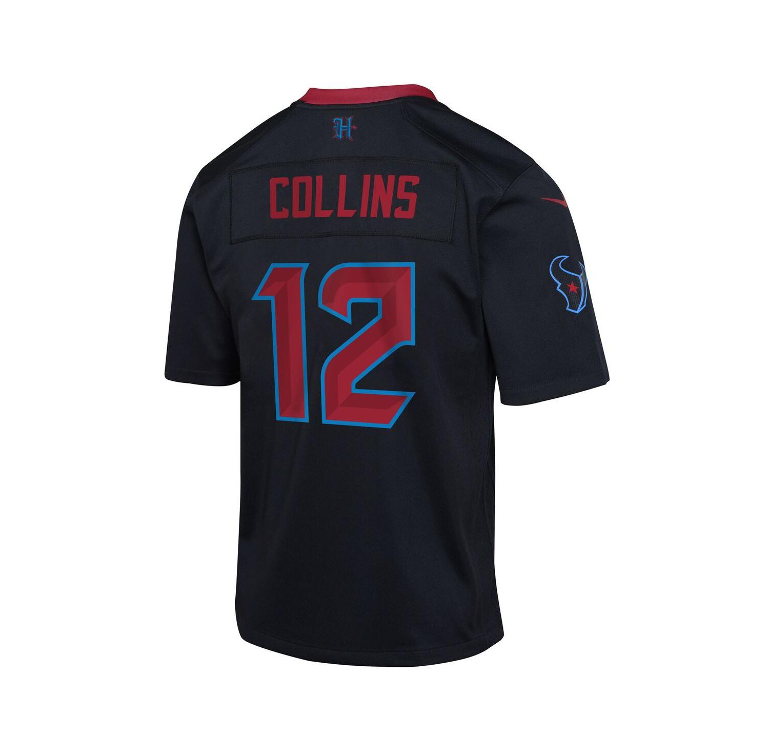 Big Boys and Girls Nico Collins Navy Houston Texans Alternate Game Jersey