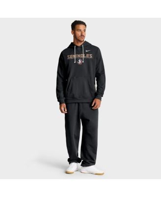 Men's Black Florida State Seminoles 2025 Sideline Standard Issue Dri-FIT Hoodie