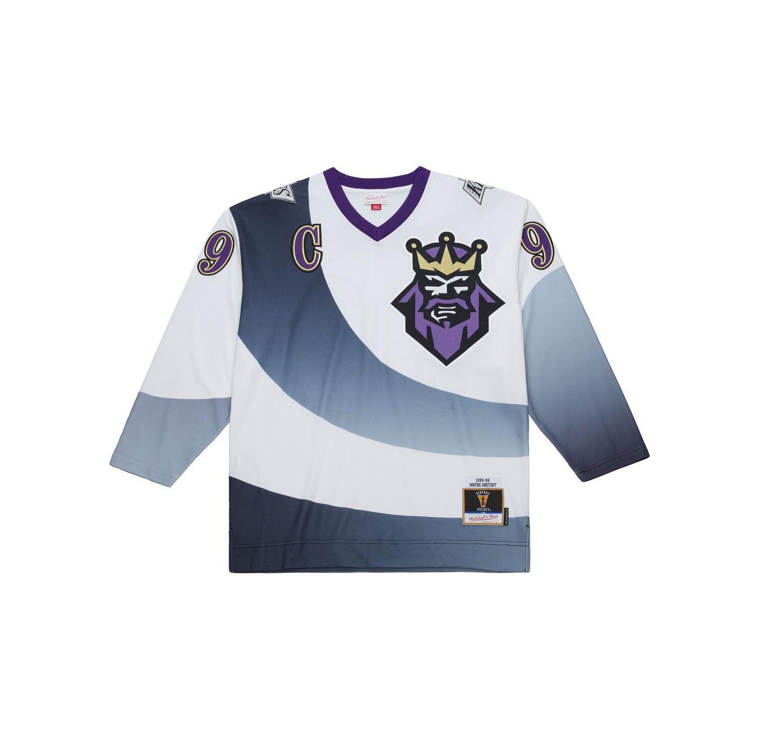 Men's Wayne Gretzky White Los Angeles Kings 1995-96 Power Play Jersey