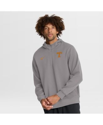 Nike - Men's Gray Tennessee Volunteers 2025 Coaches Premium Dri-FIT Quarter-Zip Hoodie