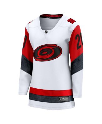 Women's Sebastian Aho White Carolina Hurricanes Away Breakaway Jersey