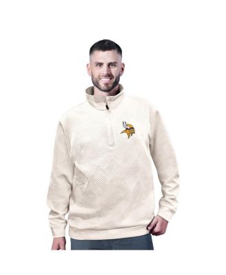 MSX by Michael Strahan - Men's White Minnesota Vikings Cross Training Half-Zip Pullover