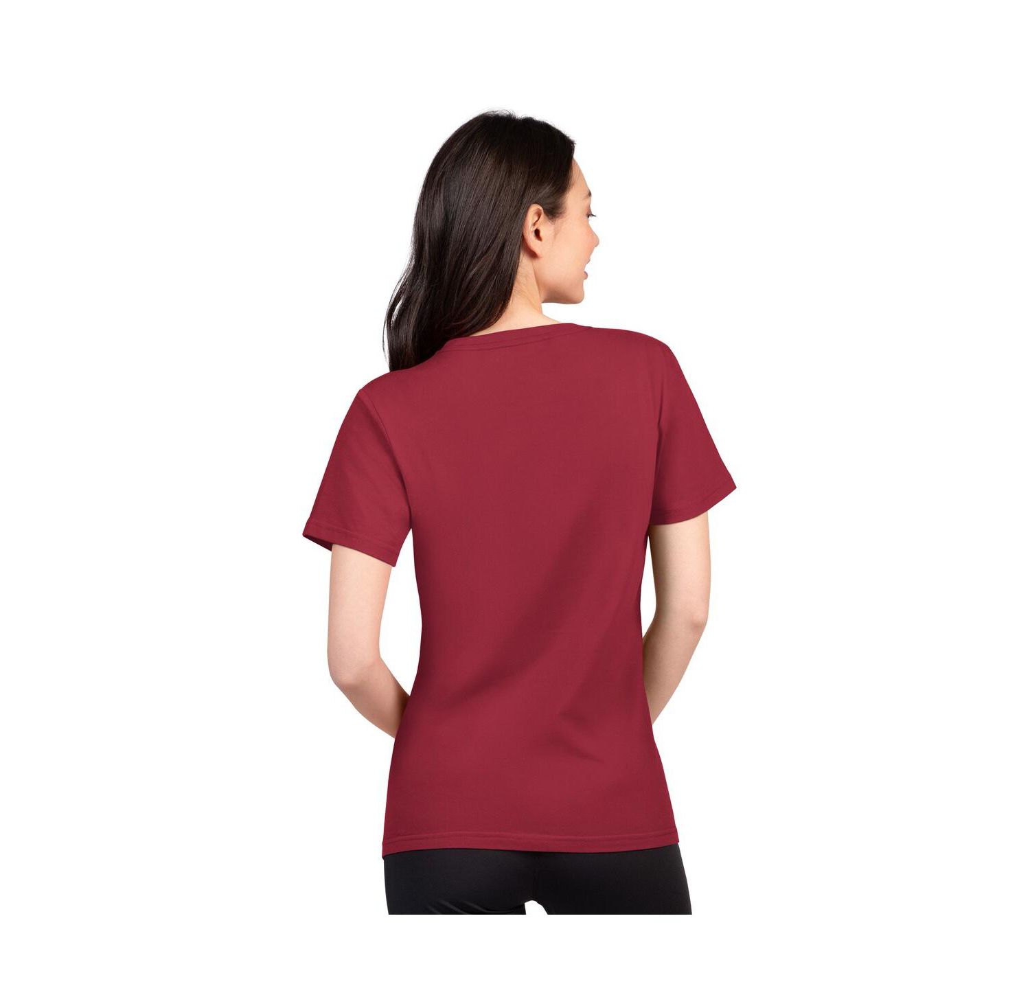 Women's Cardinal Arizona Cardinals Super-Slim Lightweight Winning Crew T-Shirt