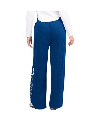Women's Royal Indianapolis Colts Field Wide Leg Sweatpants