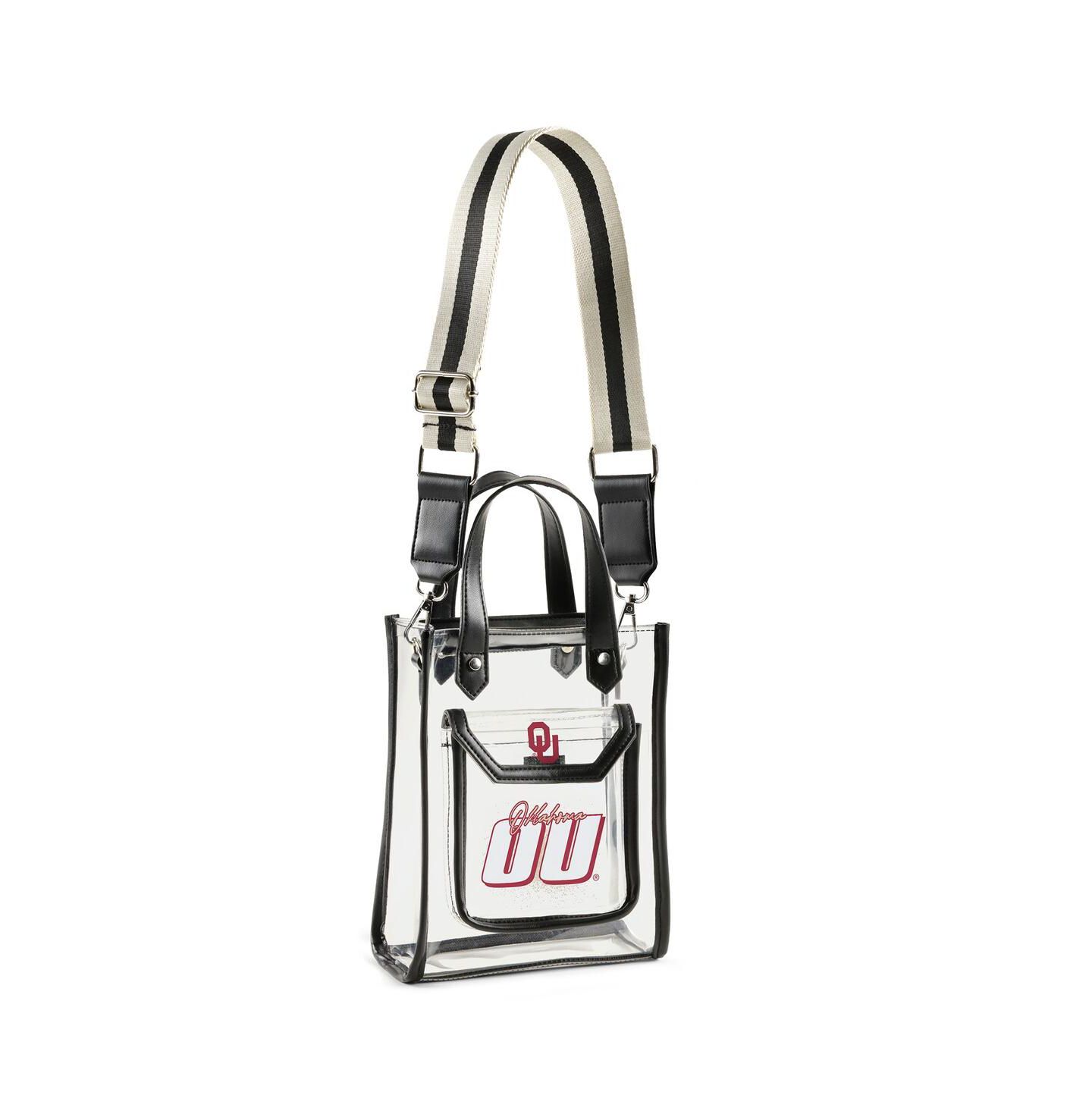 Женская сумка WEAR by Erin Andrews Nebraska Huskers Clear Stadium Crossbody Purse with Coin Pouch — фото 6