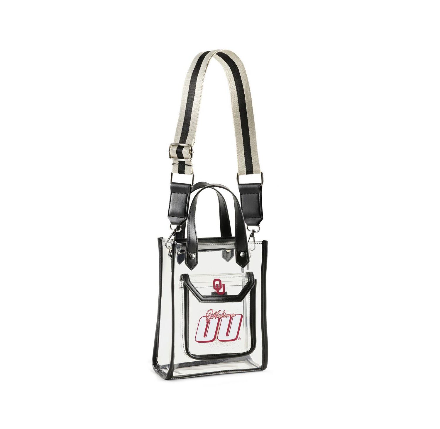 Oklahoma Sooners Clear Stadium Crossbody Purse with Coin Pouch