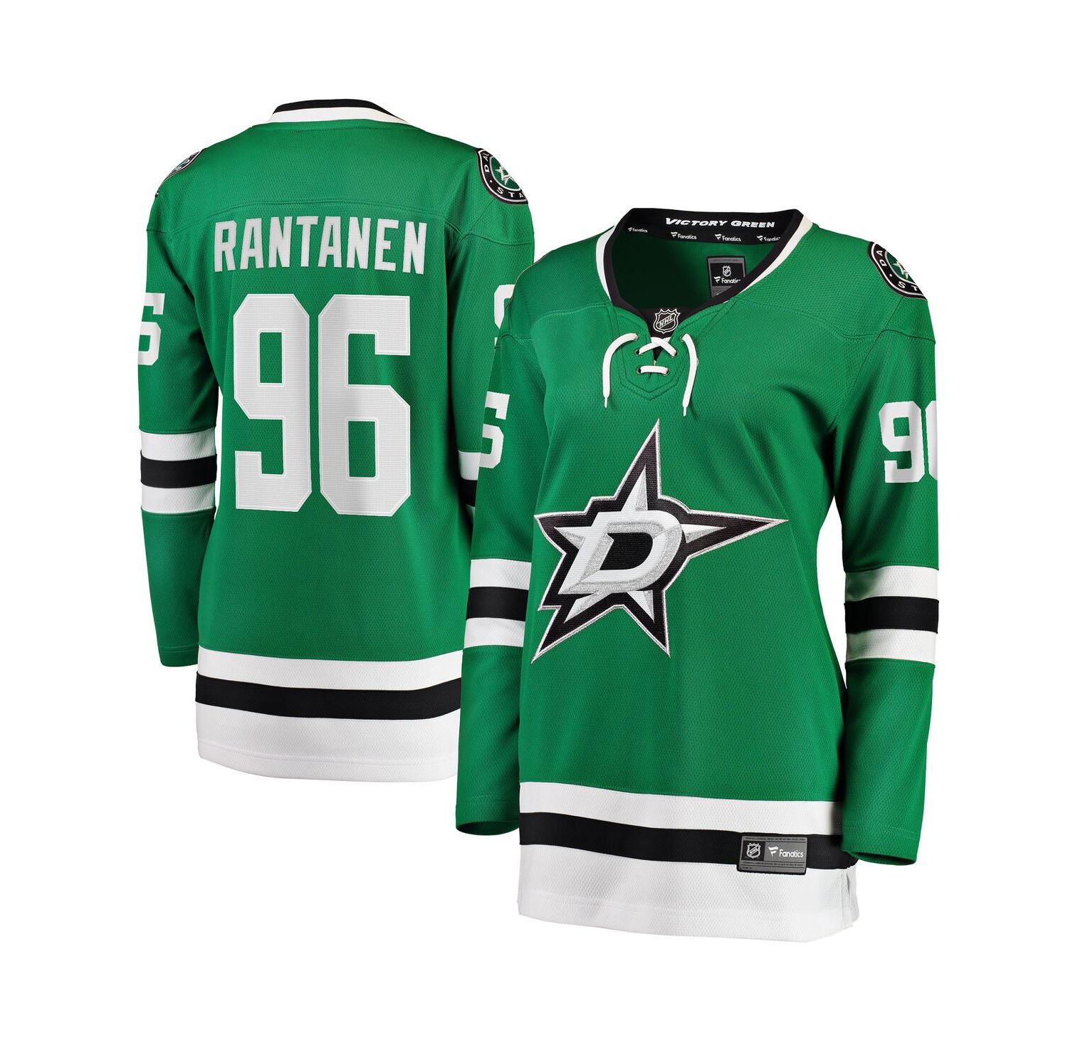 Women's Mikko Rantanen Kelly Green Dallas Stars Home Breakaway Player Jersey