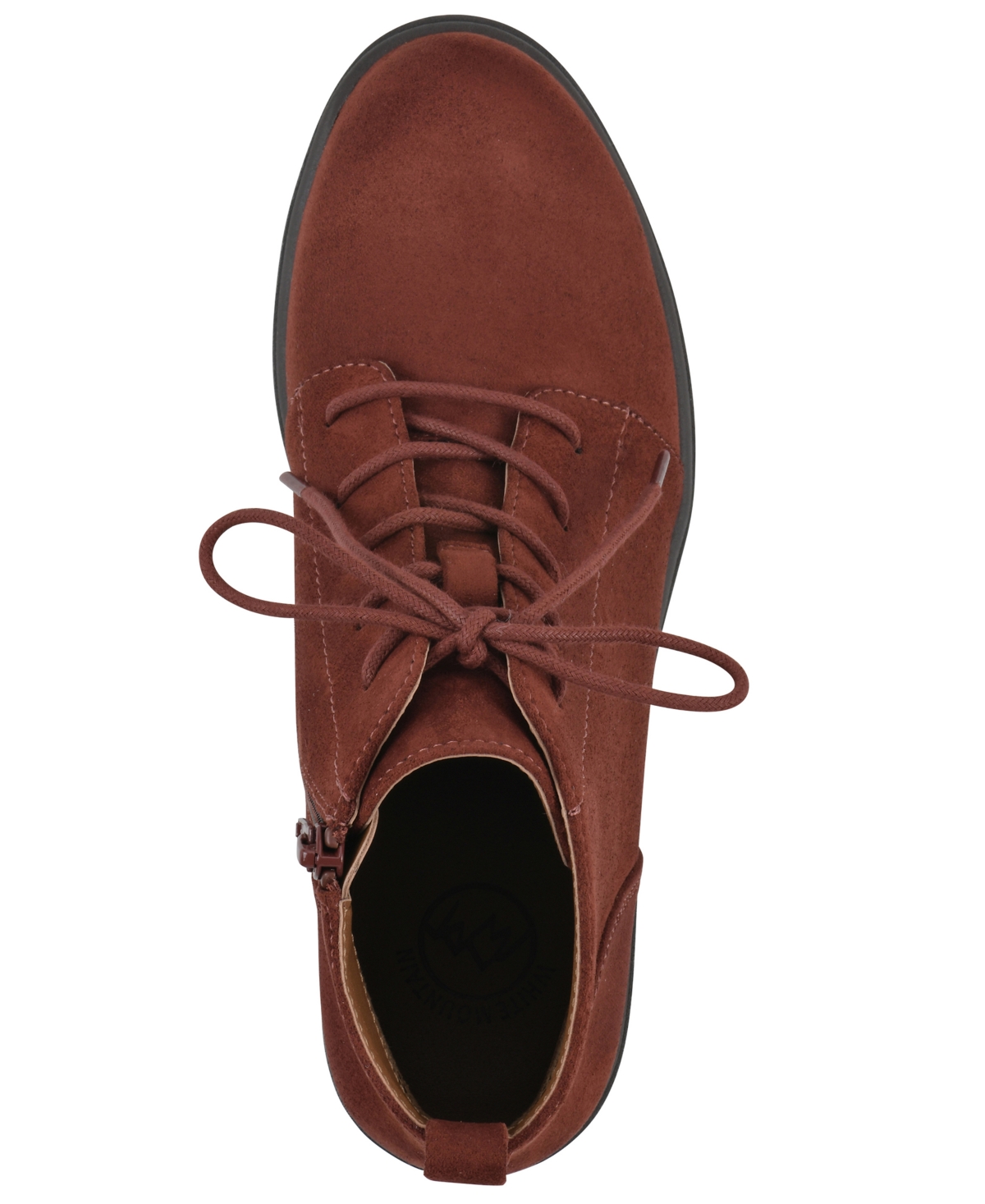 White Mountain Women's Tariq Lug Sole Lace-up Booties In Brown