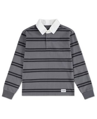 Boys Long Sleeve Rugby Polo Shirt