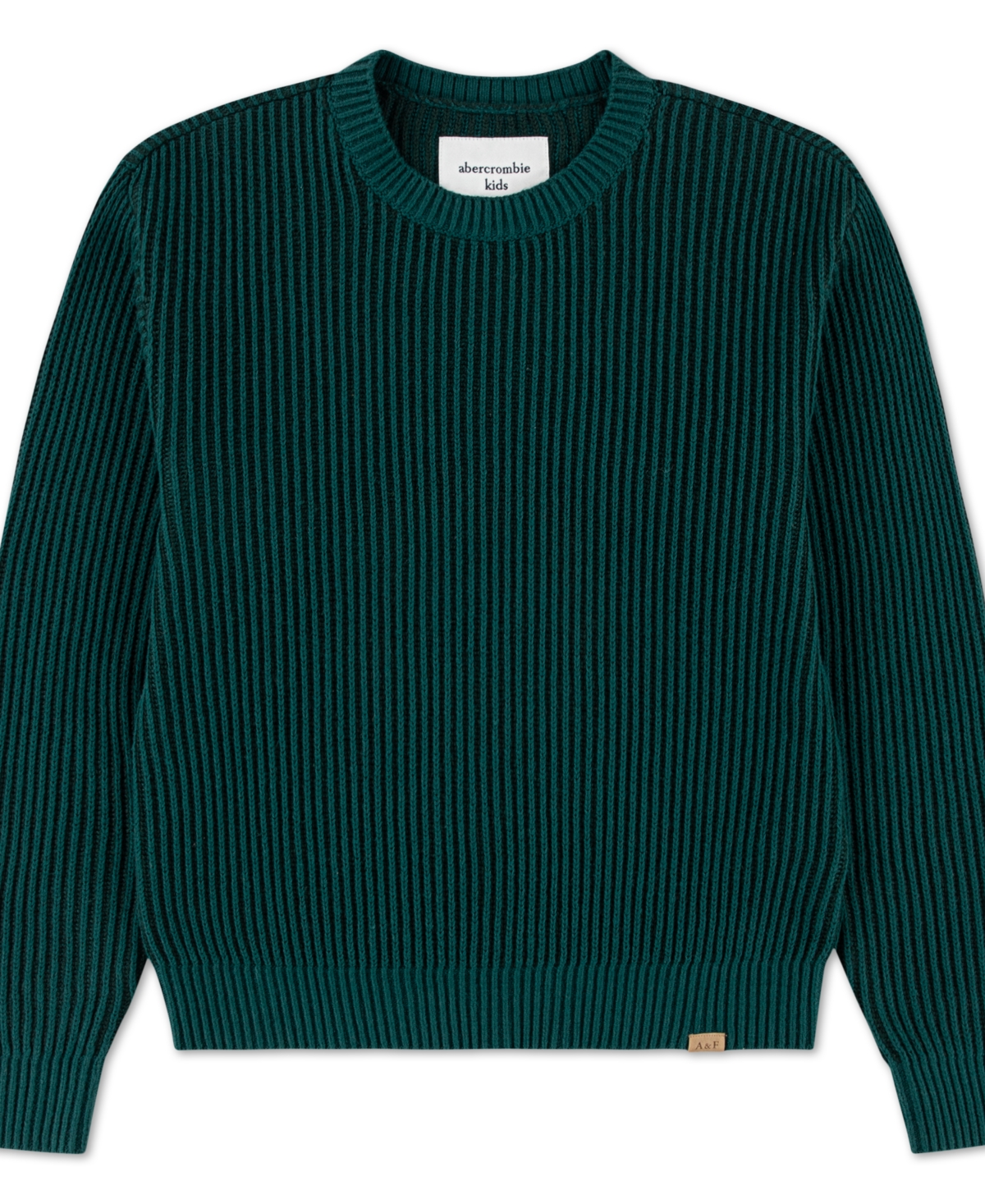 abercrombie kids Little and Big Boys Plated Stitch Crew Sweater