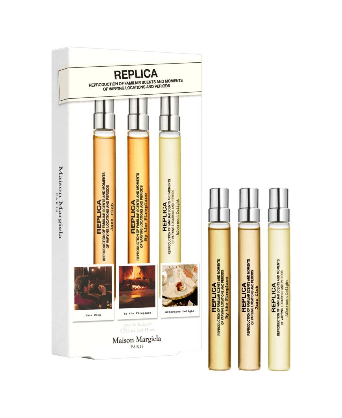 Maison Margiela 3-pc. Replica By The Fireplace Eau De Toilette Fragrance Gift Set In Transparent