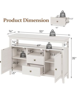 Exquisite Rattan Accent Cabinet with Ample Storage Stylish Boho Design and Wide Usage