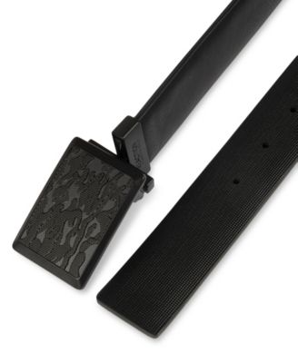 Men's Reversible Compression Plaque Buckle Belt