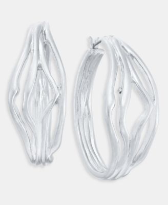 Style & Co - Sculptural Multi-Row Hoop Earrings