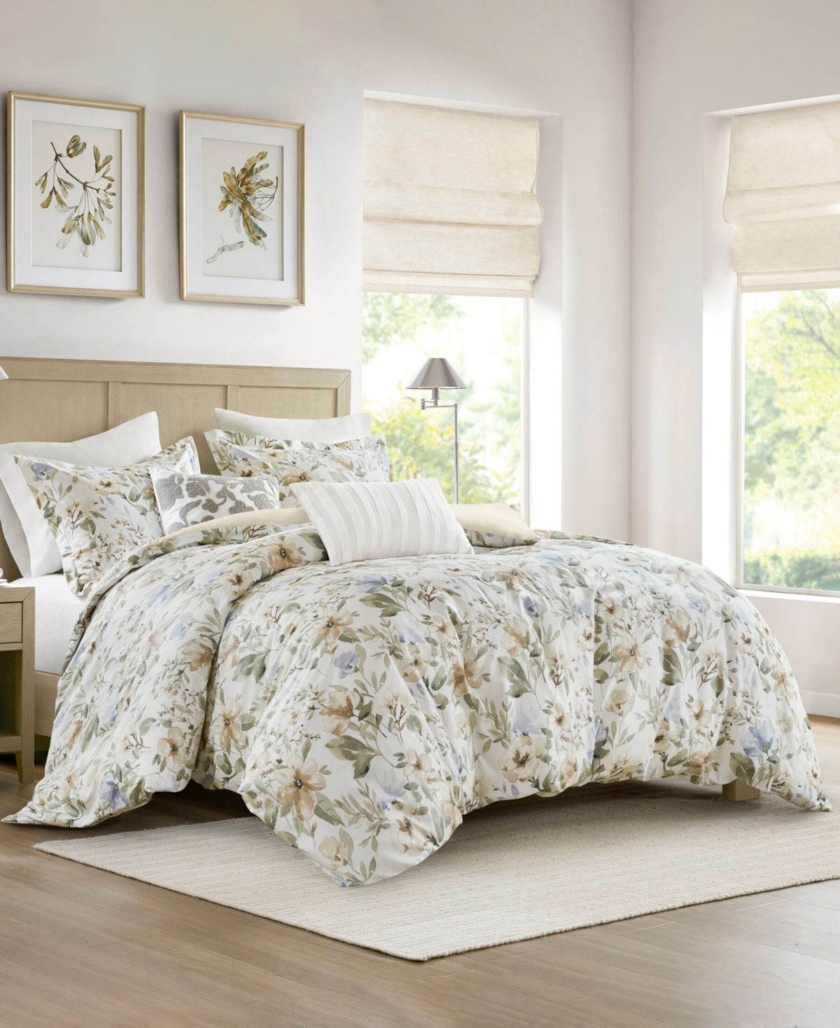 Harbor House Herbal Print 5-pc. Duvet Cover Set, King/cal King In Multi