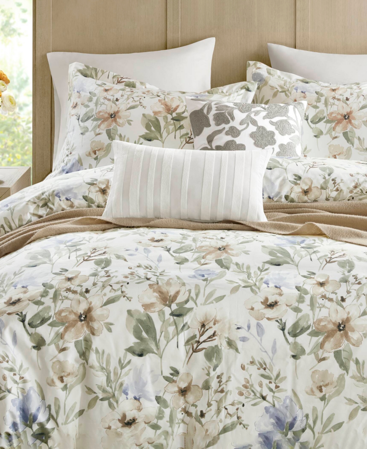 Harbor House Herbal Print 5 Pc. Duvet Cover Set In Multi