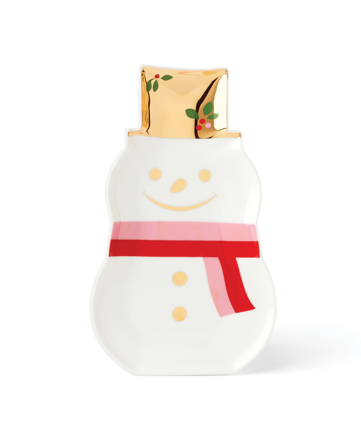 Kate Spade Be Jolly Snowman Candy Dish In Multi